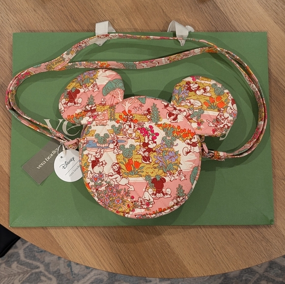 Disney Handbags - NEW 2025 Vera Bradley MICKEY MOUSE & Friends CROSSBODY Mickeys Promenade Pattern